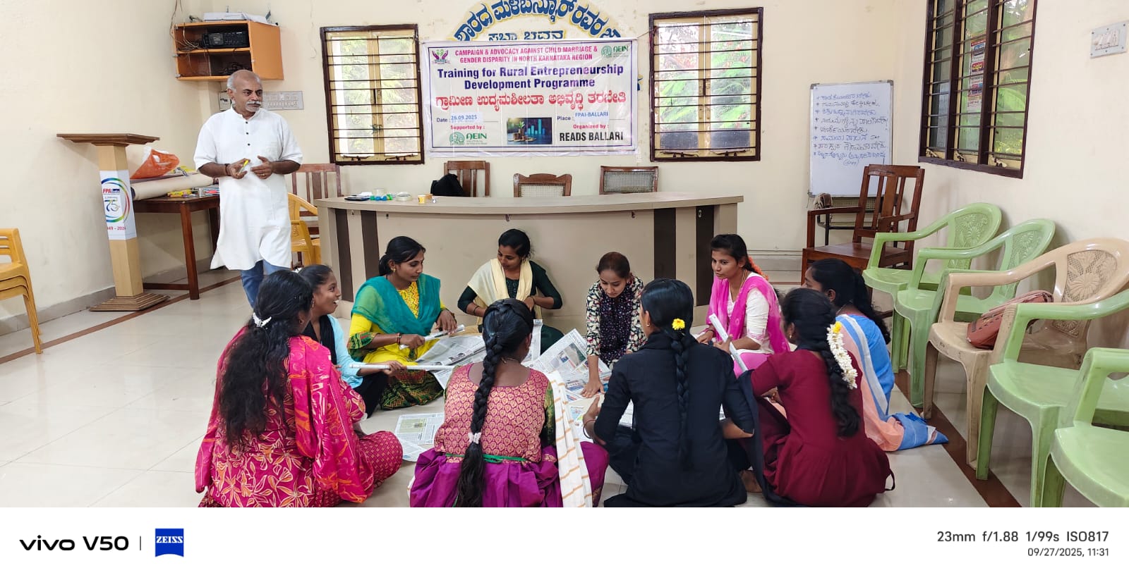 Entrepreneurship development training in Ballari