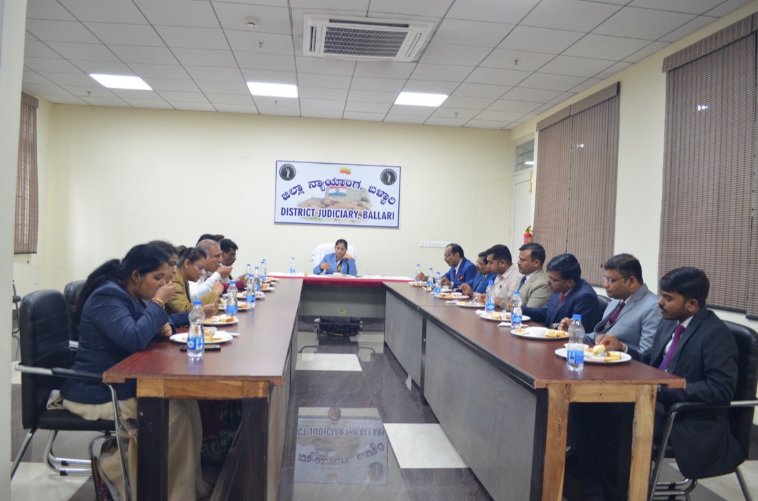 A coordination meeting at the District Judiciary, Ballari